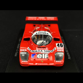 Porsche 962CK n° 46 24h Le Mans 1991 1/43 Spark S9888