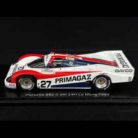 Porsche 962C n° 27 9th 24h Le Mans 1990 1/43 Spark S9879