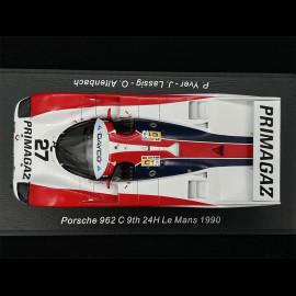 Porsche 962C n° 27 9th 24h Le Mans 1990 1/43 Spark S9879