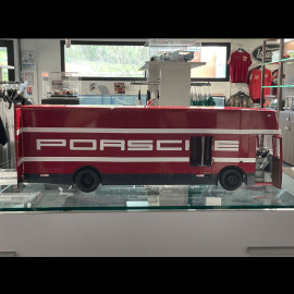Porsche Renntransporter LKW Mercedes-Benz O317 1970 Rot 1/18 CMR CMR149