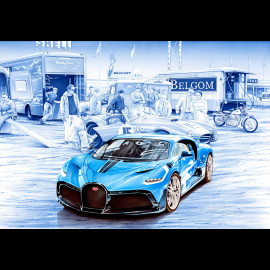 Bugatti Divo Poster François Bruère - VA179