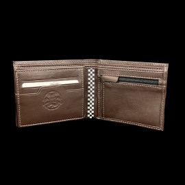 Duo Lederjacke Steve McQueen 24H Du Mans + 	Brieftasche Steve McQueen Le Mans Compact Leder Braun