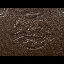 Duo Leather jacket Steve McQueen 24H Du Mans + Wallet Steve McQueen Le Mans Compact Leather Brown
