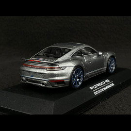 Porsche 911 Turbo S 2020 Embraer Exclusive Edition Sibergrau metallic 1/43 Minichamps WAP0209130NTSE