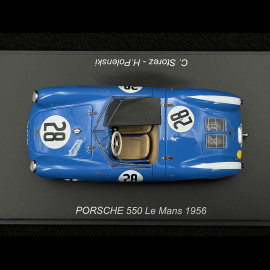 Porsche 550 n° 28 24h Le Mans 1956 1/43 Spark S9718