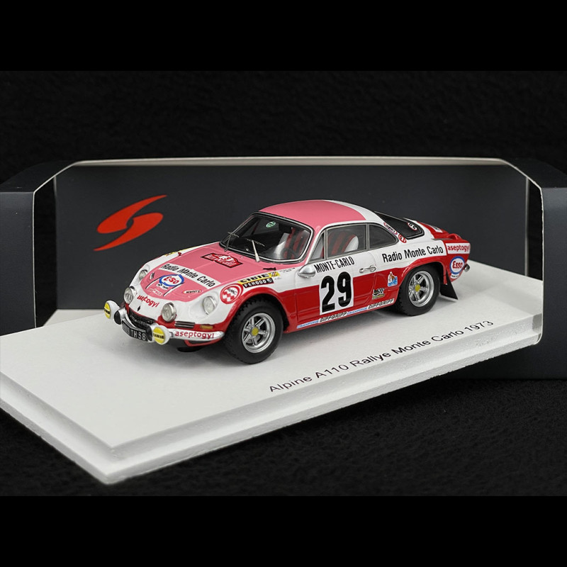 Alpine A110 1800 n° 29 Rallye Monte Carlo 1973 1/43 Spark S6113