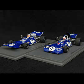 Duo Jackie Stewart Tyrrell 003 n° 11 Sieger GP Monaco & GP France 1971 1/43 Spark