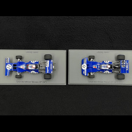 Duo Jackie Stewart Tyrrell 003 n° 11 Sieger GP Monaco & GP France 1971 1/43 Spark