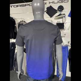 Porsche x BOSS T-shirt Stretch Cotton Dégradé Print Blue BOSS 50486234_433 - Men
