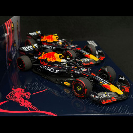 Box-Set Max Verstappen / Sergio Perez Red Bull Racing RB18 Doppelsieg Emilia Romagna GP 2022 F1 1/43 Minichamps 472224111