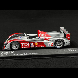 Audi R10 Sieger 12h Sebring 2007 N°2 1/43 Minichamps 400071692