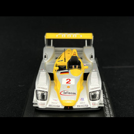Audi R8 Infineon Winner ALMS Petit Le Mans 2002 N°2 1/43 Minichamps 400021382
