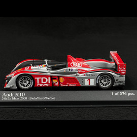 Audi R10 TDI 6. 24h Le Mans 2008 N°1 1/43 Minichamps 400089801