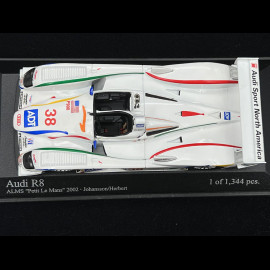 Audi R8 2nd ALMS Petit Le Mans 2002 N°38 1/43 Minichamps 400021338