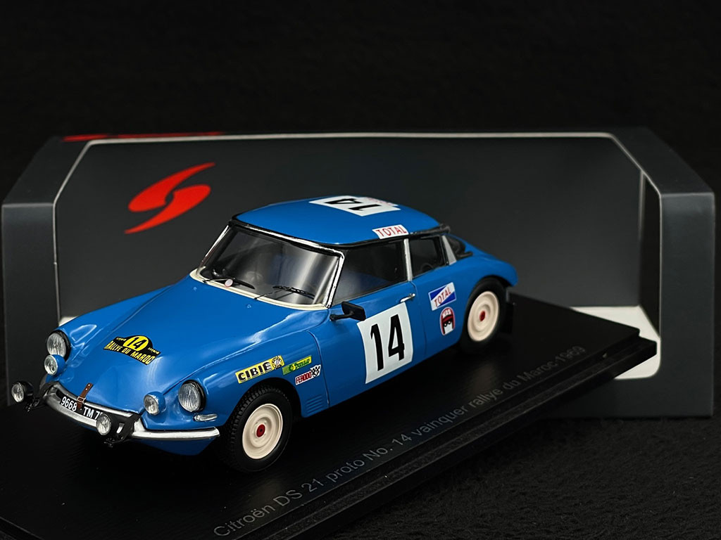 Citroën DS 21 Prototype n° 14 Winner Rallye of Morocco 1969 1/43