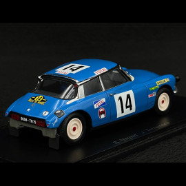 Citroën DS 21 Prototype n° 14 Winner Rallye of Morocco 1969 1/43 Spark S5536