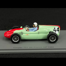 Olivier Gendebien Cooper T51 n° 44 2nd GP France 1960 F1 1/43 Spark S8052