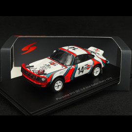 Porsche 911 SC 3.0 Martini Racing n° 14 2nd Rallye Safari 1978 1/43 Spark S4019