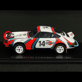 Porsche 911 SC 3.0 Martini Racing n° 14 2. Rallye Safari 1978 1/43 Spark S4019