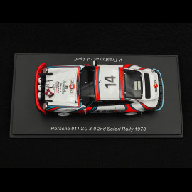 Porsche 911 SC 3.0 Martini Racing n° 14 2nd Rallye Safari 1978 1/43 Spark S4019