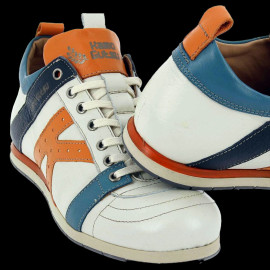 Kamo-Gutsu Shoes The Original Tifo 042 Leather Icy White / Orange - Bianco Arancio - Men