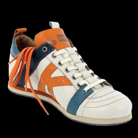 Kamo-Gutsu Shoes The Original Tifo 042 Leather Icy White / Orange - Bianco Arancio - Men