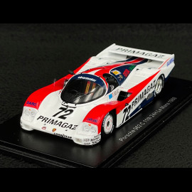 Porsche 962 C n° 72 11. 24h Le Mans 1988 1/43 Spark S9874