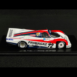 Porsche 962 C n° 72 11. 24h Le Mans 1988 1/43 Spark S9874