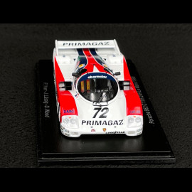 Porsche 962 C n° 72 11. 24h Le Mans 1988 1/43 Spark S9874