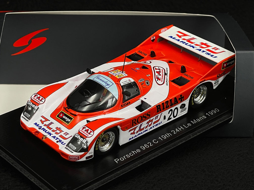 Porsche 962 C n° 20 19th 24h Le Mans 1990 1/43 Spark S9881 - Elfershop