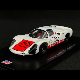 Porsche 910 Nr 36 Platz 3. 12h Sebring 1967 Mitter Patrick 1/43 Spark US270