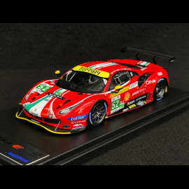 Ferrari 488 GTE Evo n° 52 2nd LMGTE Pro 24h Le Mans 2022 AF Corse 1/43 Looksmart LSLM140