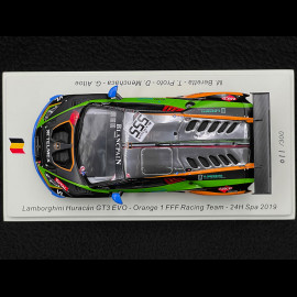 Lamborghini Huracan GT3 Evo n° 555 24h Spa-Francorchamps 2019 FFF Racing 1/43 Spark SB322