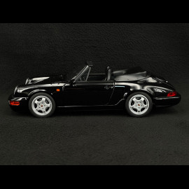 Porsche 911 Carrera 4 Cabriolet Type 964 1990 Schwarz metallic 1/18 Norev 187332