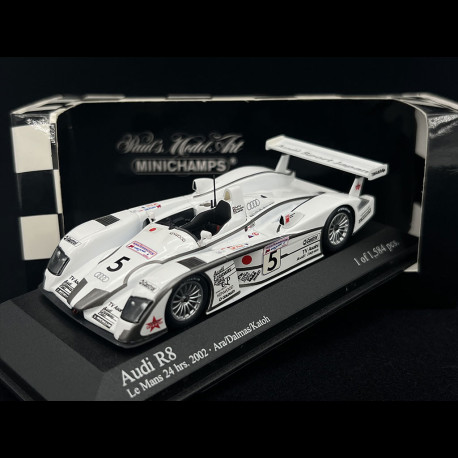 Audi R8 n° 5 24h Le Mans 2002 1/43 Minichamps 400021205