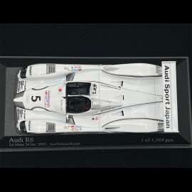 Audi R8 n° 5 24h Le Mans 2002 1/43 Minichamps 400021205