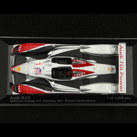 Audi R10 n° 1 Sieger ALMS St Petersburg 2007 1/43 Minichamps 400071691