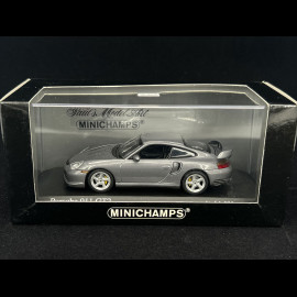 Porsche 911 GT2 Typ 996 2001 Sealgrau metallic 1/43 Minichamps 430060122