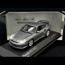 Porsche 911 GT2 Typ 996 2001 Sealgrau metallic 1/43 Minichamps 430060122
