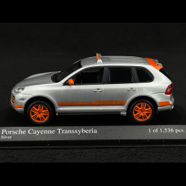 Porsche Cayenne Transsyberia 2007 silber 1/43 Minichamps 400066290