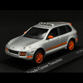 Porsche Cayenne Transsyberia 2007 silber 1/43 Minichamps 400066290