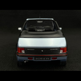 Peugeot 205 CTi 1989 Topaz Blue Metallic 1/18 Solido S1806203