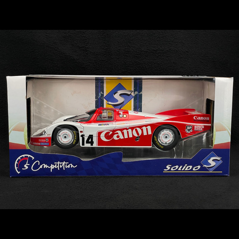 SOLIDO Porsche 956 LH Le Mans 1983 - Voiture Miniature 1/18 - Modèle Métal Collection