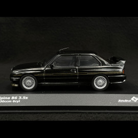 BMW E30 B6 Alpina 1989 Diamantschwarz 1/43 Solido S4312002