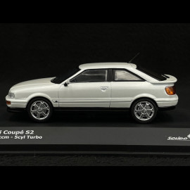 Audi S2 Coupé 1992 Pearl White 1/43 Solido S4312202