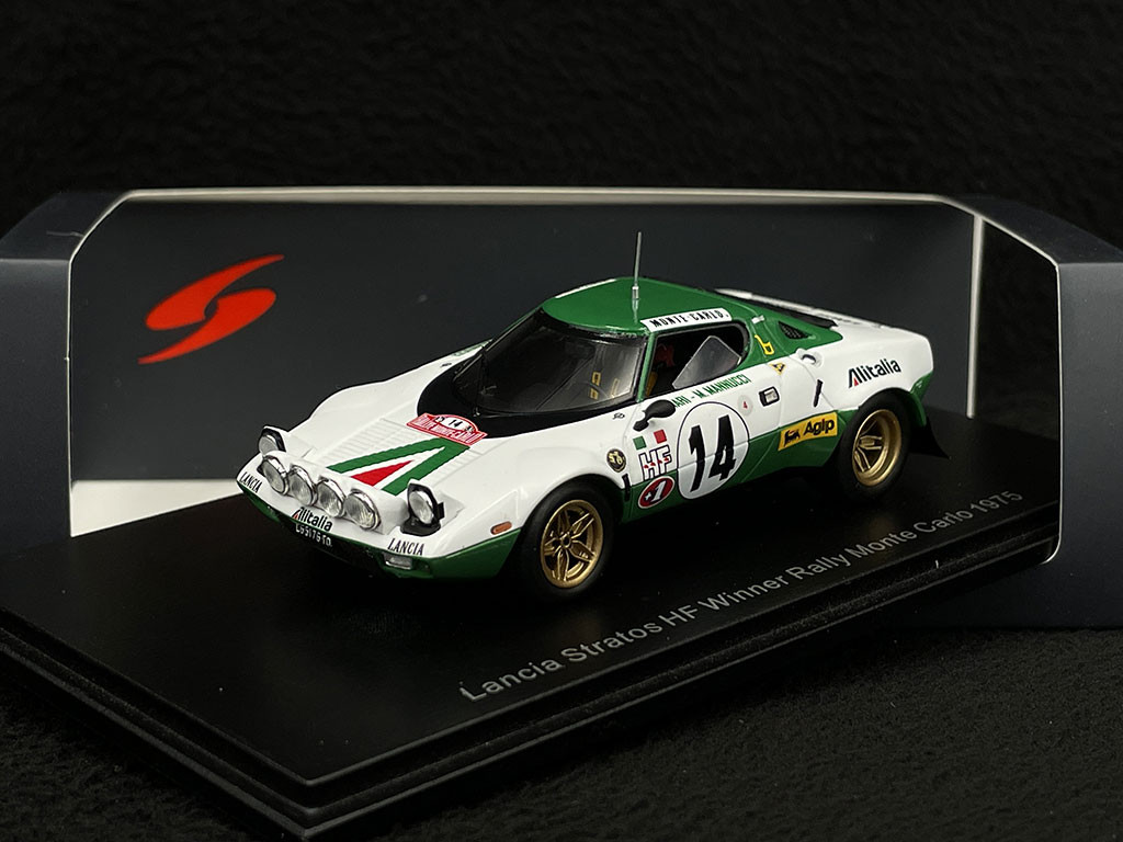 Lancia Stratos HF n° 14 Winner Rallye Monte Carlo 1975 1/43 Spark