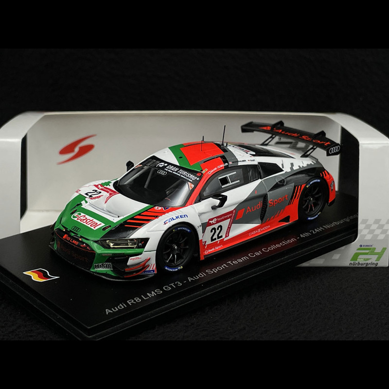 Audi R8 LMS GT3 n° 22 4th 24h Nürburgring 2022 1/43 Spark SG842