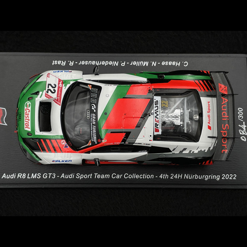 Spark 1/43 Audi R8 LMS GT3 Audi Sport Team Car Collection