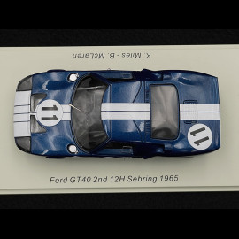 Ford GT40 n° 11 2. 12h Sebring 1965 1/43 Spark US250