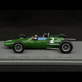 Jim Clark Lotus 32 n° 2 Sieger GP Pau 1964 F2 1/43 Spark SF286